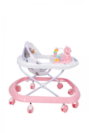 مشاية اطفال بعجلات قابلة للطي لتعلم المشي مدمجة مع العاب ترفيهية