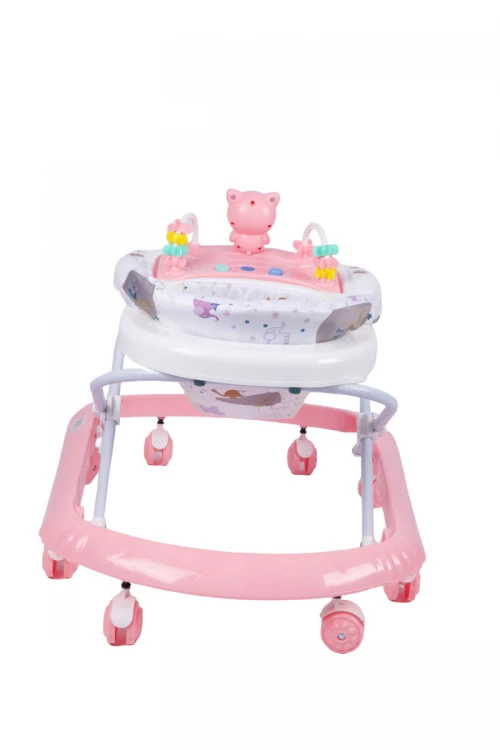 مشاية اطفال بعجلات قابلة للطي لتعلم المشي مدمجة مع العاب ترفيهية