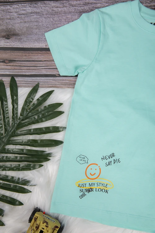 تي شيرت ولادي لون  تيفاني