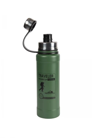 حافظة مشروب حار بارد فولاذ مقاوم للصدا لون أخضر