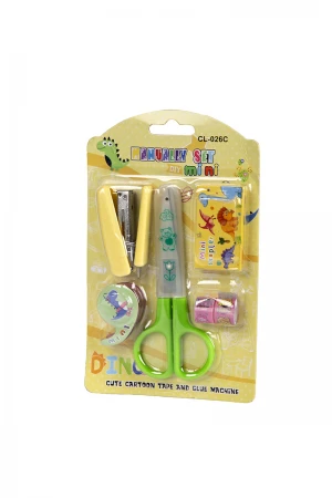 طقم أدوات مكتبية للأطفال خمسة قطع