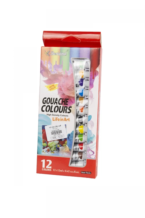 ألوان مائية 12 لون شكل معجون