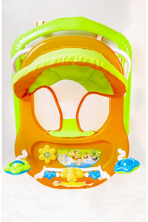 مشاية اطفال بعجلات  قابلة للطي لتعلم المشي مدمجة مع العاب ترفيهية