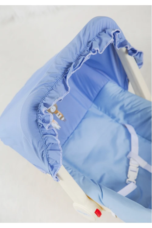 كرسي أطفال بحزام وغطاء حماية