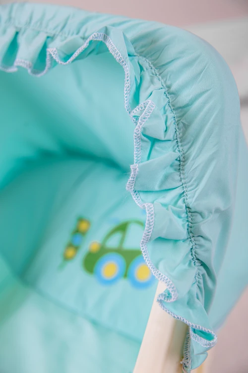 كرسي أطفال بحزام وغطاء حماية