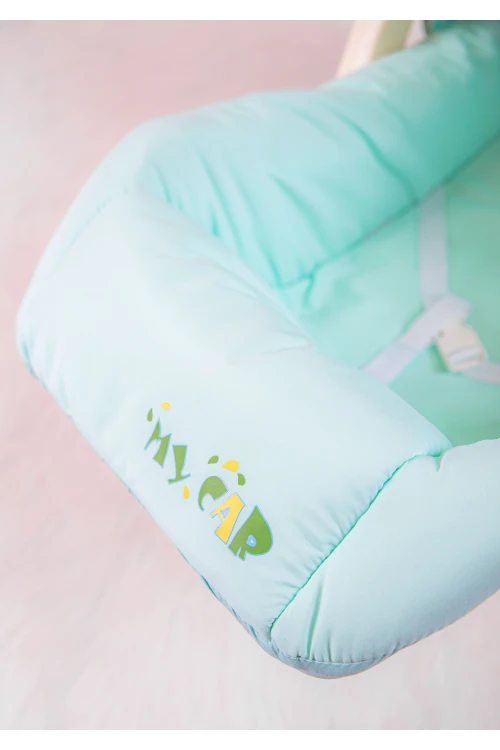 كرسي أطفال بحزام وغطاء حماية