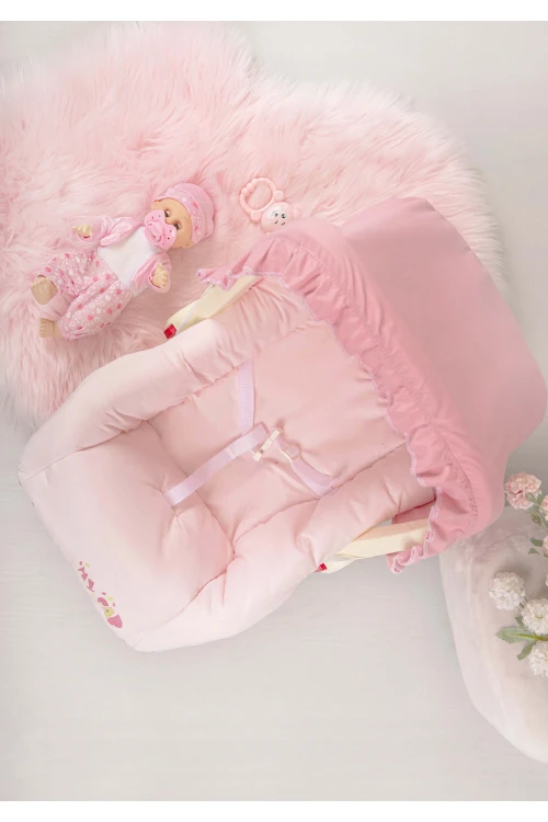 كرسي أطفال بحزام وغطاء حماية