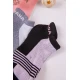 جوارب نسائية ملونةعدد ثلاث قطع
