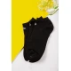 جوارب نسائية لون اسود عدد ثلاث قطع