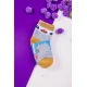 جوارب ولادي ملونة بعدد ثلاث قطع