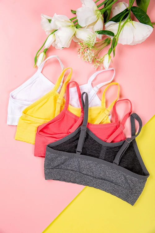 صدرية نسائية متعددة الألوان مجموعة عدد 4 قطع