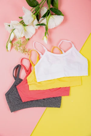 صدرية نسائية متعددة الألوان مجموعة عدد 4 قطع