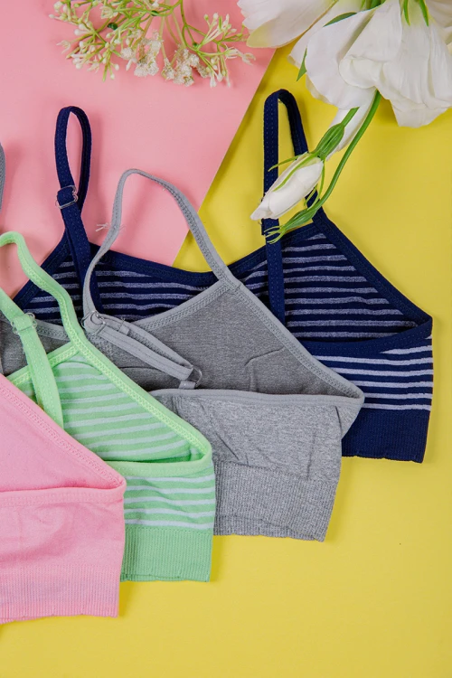 صدرية نسائية متعددة الألوان مجموعة عدد 4 قطع