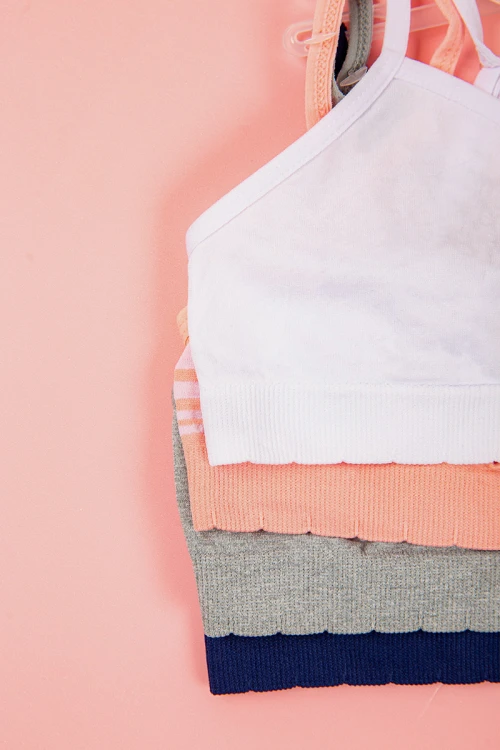 صدرية نسائية متعددة الألوان مجموعة عدد 4 قطع