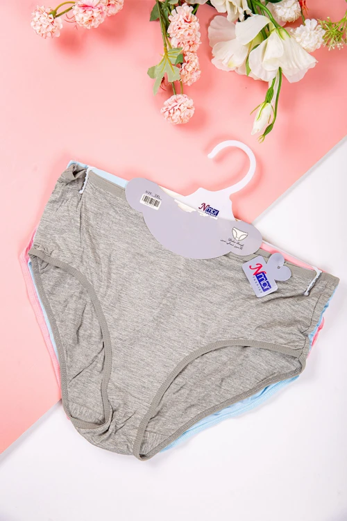 سروال داخلي نسائي متعدد الألوان مجموعة 3 قطع