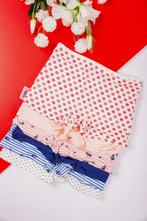 بوكسر نسائي داخلي ألوان متعددة مجموعة 6 قطع