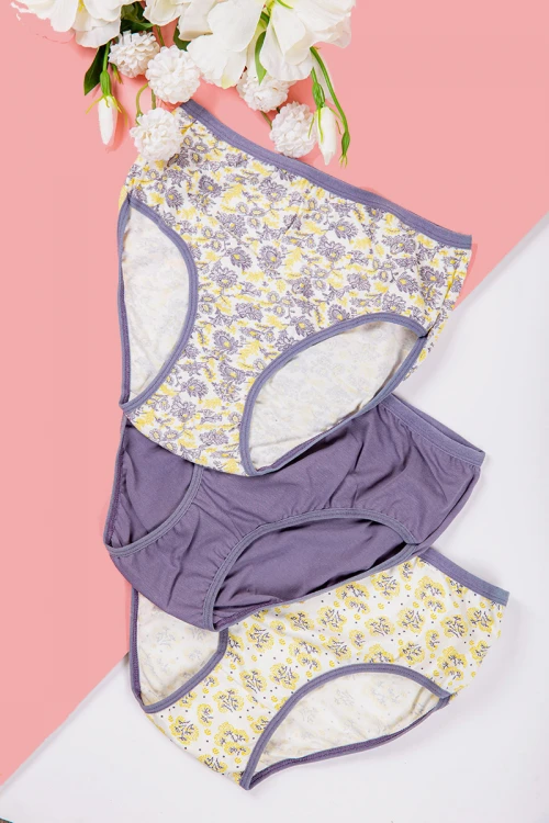 سروال داخلي نسائي مجموعة 3 قطع