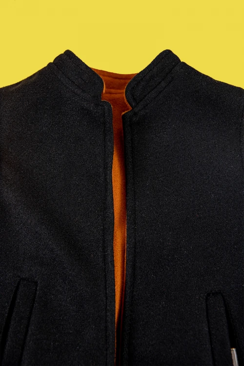 سديري ولادي شتوي أنيق وجهين دبل فيس لون أسود و بني بدون أكمام و بجيوب أمامية