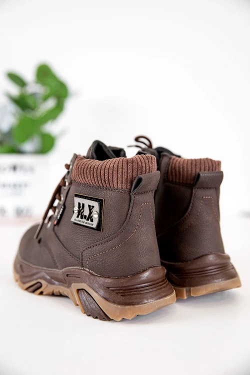 حذاء بوت ولادي شتوي متعدد الألوان مبطن بفرو و بسحاب جانبي للغلق