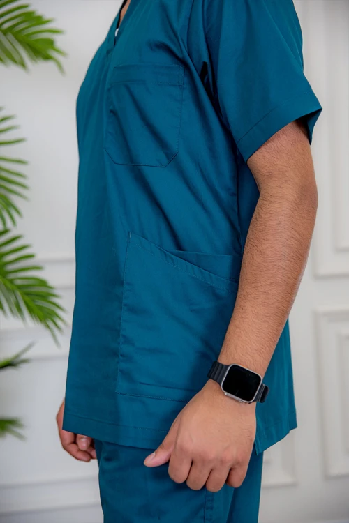 سكراب طبي رجالي لون تركواز