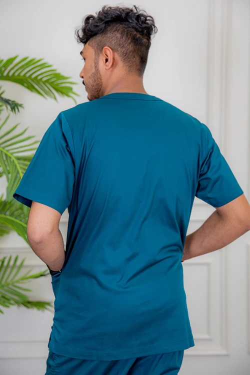 سكراب طبي رجالي لون تركواز