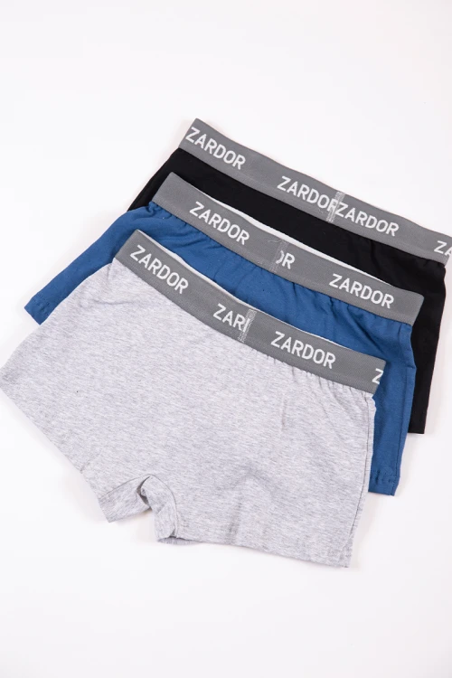 بوكسر ولادي عدد 3 قطع متعدد الألوان