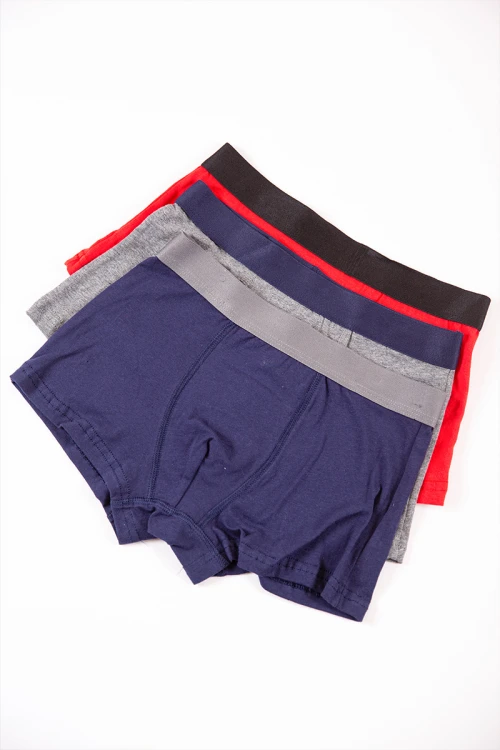 بوكسر ولادي عدد 3 قطع متعدد الألوان