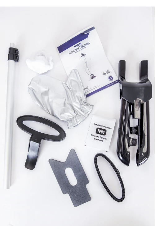 مكواة ملابس بخار عامودية  لون أسود 1800 واط مع ملحقاتها