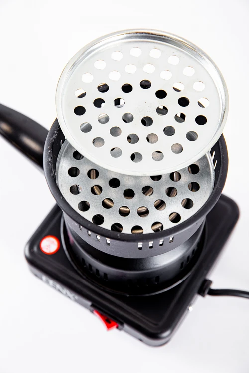 مشعل فحم كهربائي لون أسود