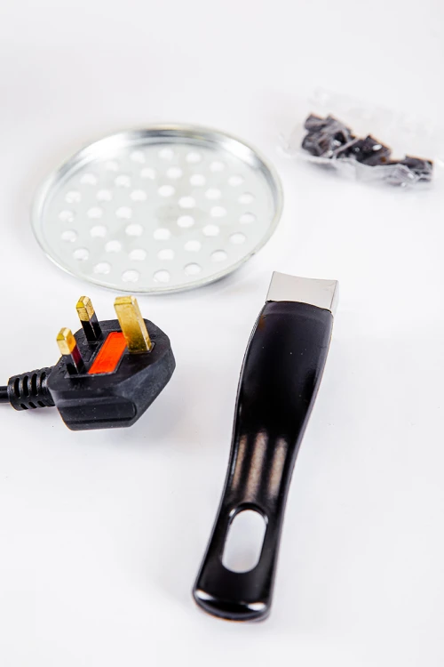 مشعل فحم كهربائي لون أسود