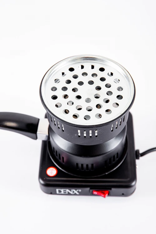 مشعل فحم كهربائي لون أسود