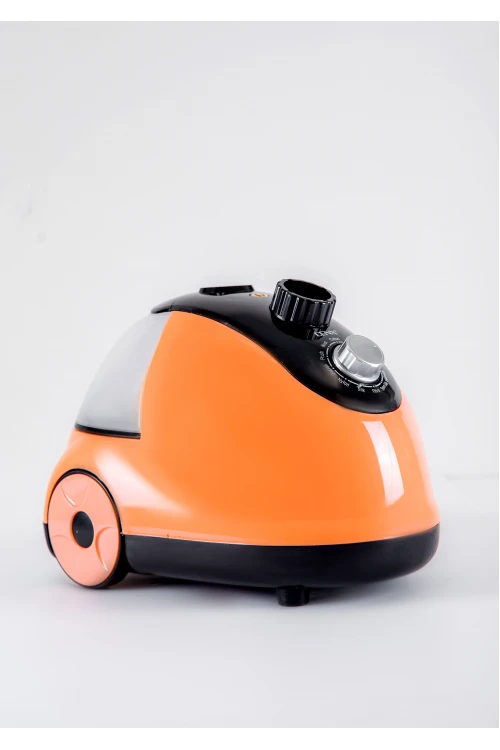 مكواة ملابس بخار عامودية  لون برتقالي مع ملحقاتها