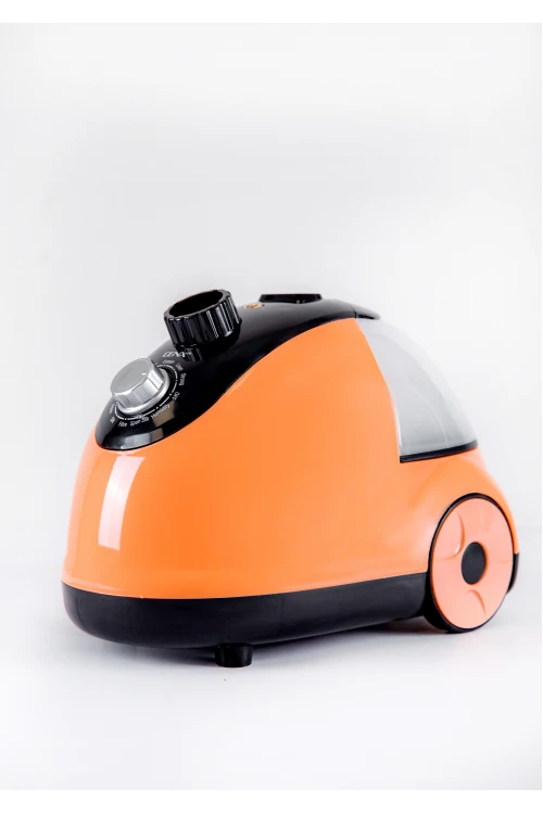 مكواة ملابس بخار عامودية  لون برتقالي مع ملحقاتها