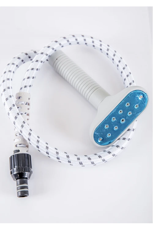 مكواة ملابس بخار عامودية  لون برتقالي مع ملحقاتها