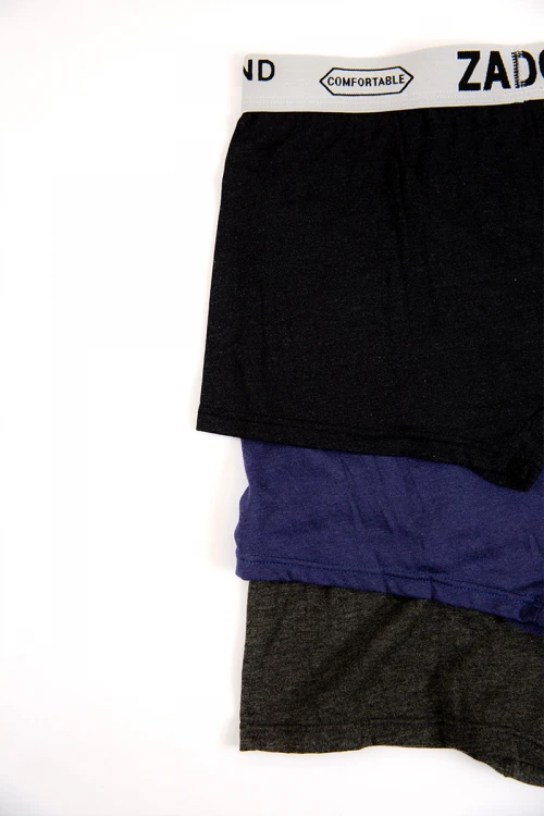 بوكسر رجالي عدد 3 قطع متعدد الألوان