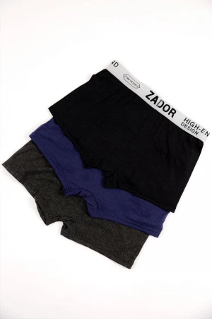 بوكسر رجالي عدد 3 قطع متعدد الألوان