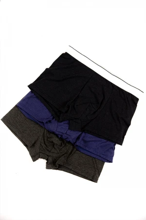 بوكسر رجالي عدد 3 قطع متعدد الألوان