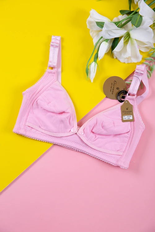 صدرية نسائي لون وردي بأحزمة قابلة للتعديل من الخلف