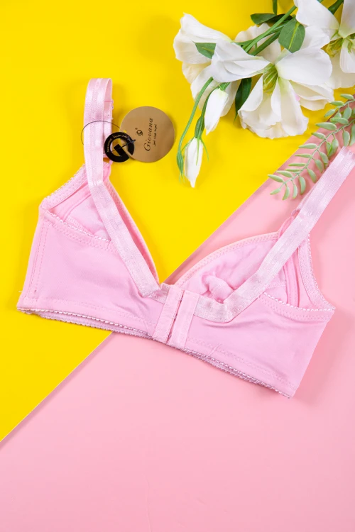 صدرية نسائي لون وردي بأحزمة قابلة للتعديل من الخلف