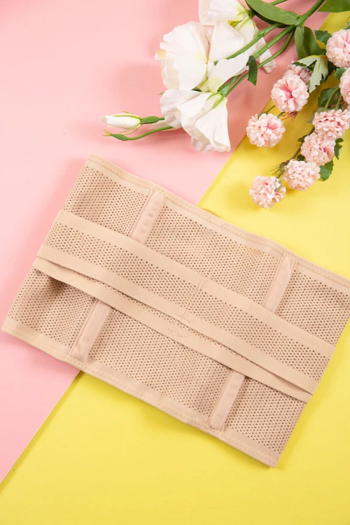 مشد نسائي و رجالي للبطن لون بيج 