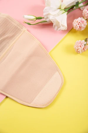 مشد نسائي و رجالي للبطن لون بيج 