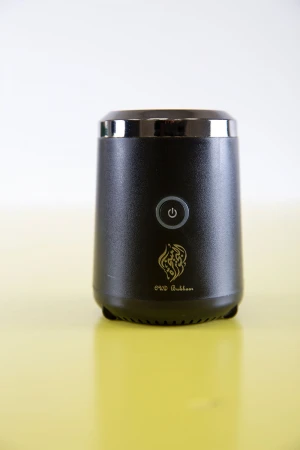 مبخرة كهربائية متنقلة لون أسود مع ملحقاتها