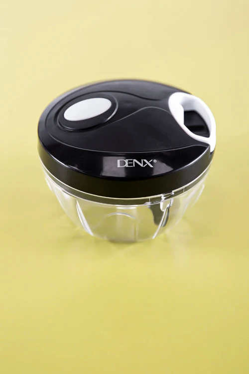 قطاعة خضروات يدوية 3 شفرات لون أسود