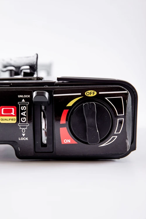 موقد غاز متنقل للرحلات عين واحدة مع شنطة لون أسود