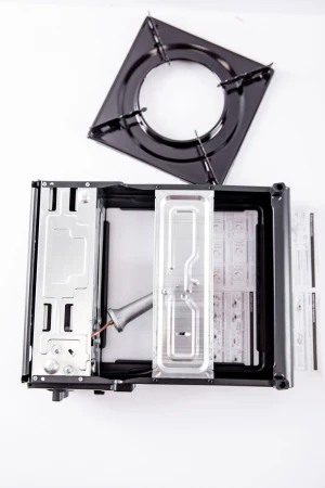 موقد غاز متنقل للرحلات عين واحدة مع شنطة لون أسود