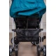 عربة أطفال خفيفة الوزن لون تركواز غامق قابلة للطي و التعديل مع سلة تخزين مريحة