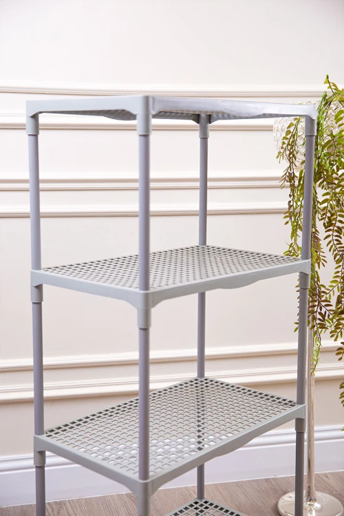 دولاب أطفال 3 أرفف بغطاء متعدد الألوان منقط و بسحاب من الأمام