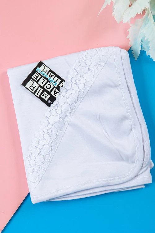 كوفلة أطفال لون أبيض