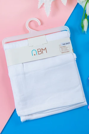 كوفلة أطفال لون أبيض