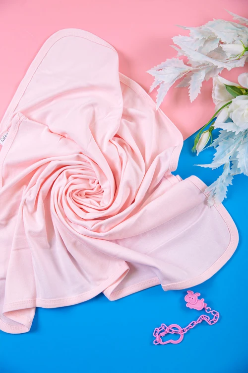 كوفلة أطفال لون وردي